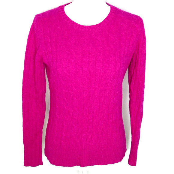 jcpenney Sweaters - JCP Merino Wool Blend Scoop Neck Cable Sweater